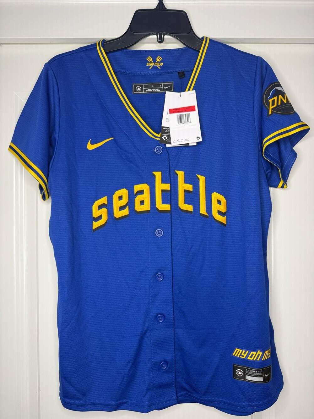 Nike Seattle Mariners City Connect Women's Jersey Size L